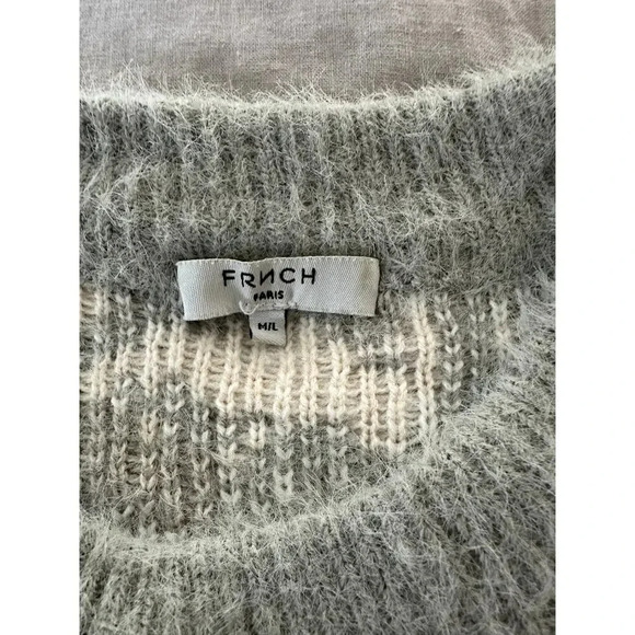 Frnch Paris Womens Comfy Knit Abstract Sweater - Picture 4 of 4